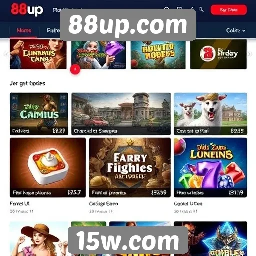 Análise dos jogos disponíveis em 88up.com